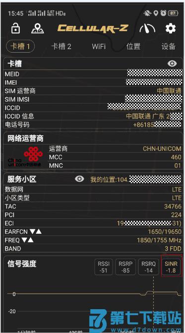 cellularz参数解读