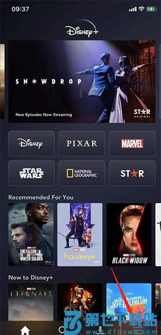 Disney+app官方版怎么改中文