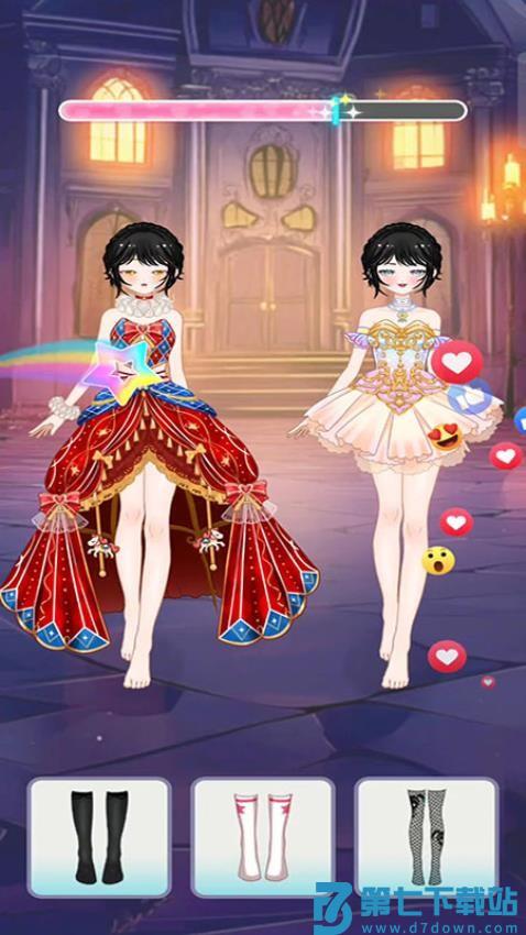 梦幻少女换装游戏