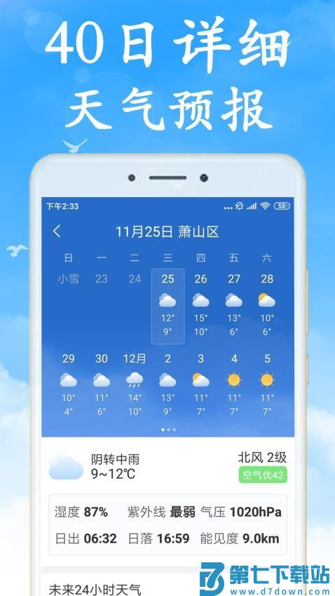 全国实时天气预报最新版v7.0.8 2
