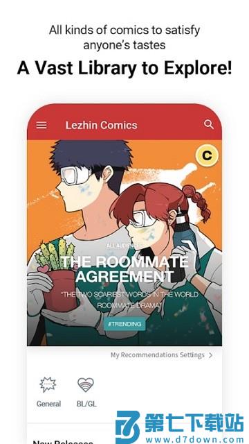 Lezhin Comics app v2024.10.0 安卓版 1