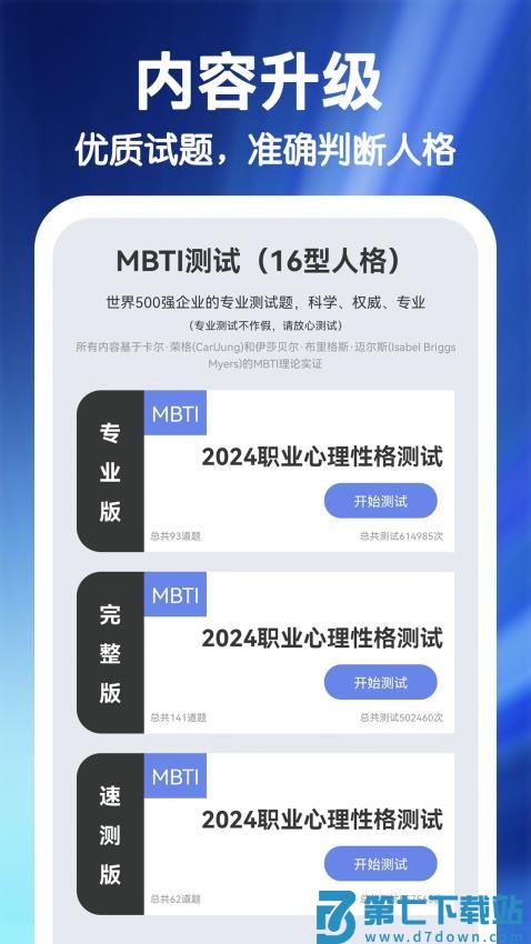 MBTI职业性格心理自测官网版v1.3.12 3