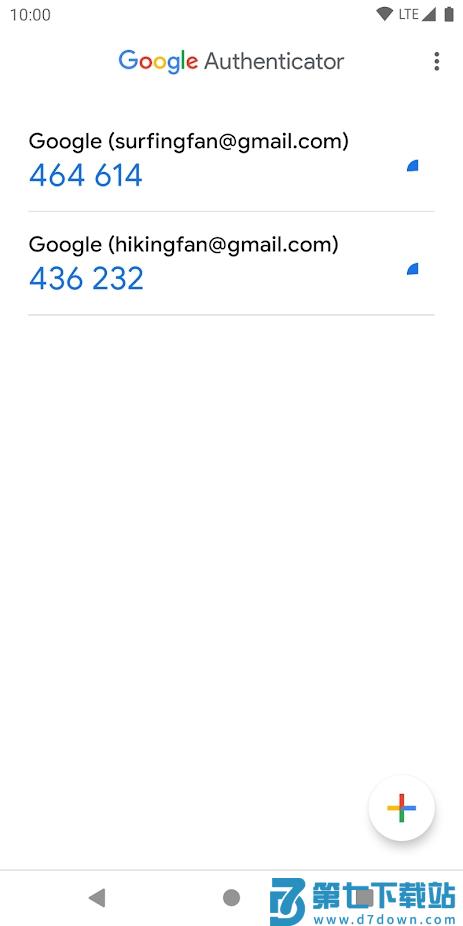 谷歌动态口令身份验证器 v7.0 安卓官方版 4