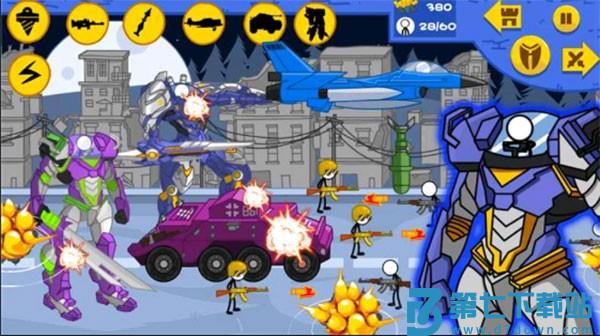 火柴人现代全面战争手游(Stickman War Simulator：Modern)v1.0.3 3