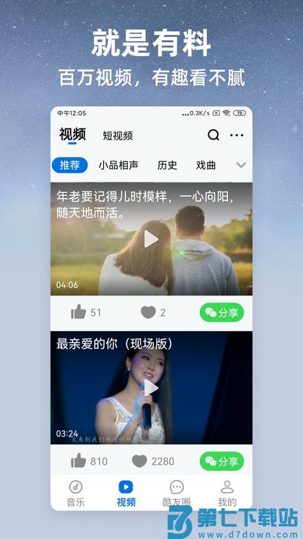酷狗大字版听歌赚钱app v2.4.91 安卓版 1