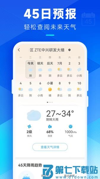 希望天气预报软件