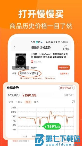 慢慢买比价网 v4.9.51 安卓版 2