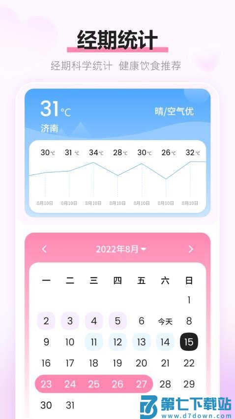 经期记录免费版v20.2.0 1