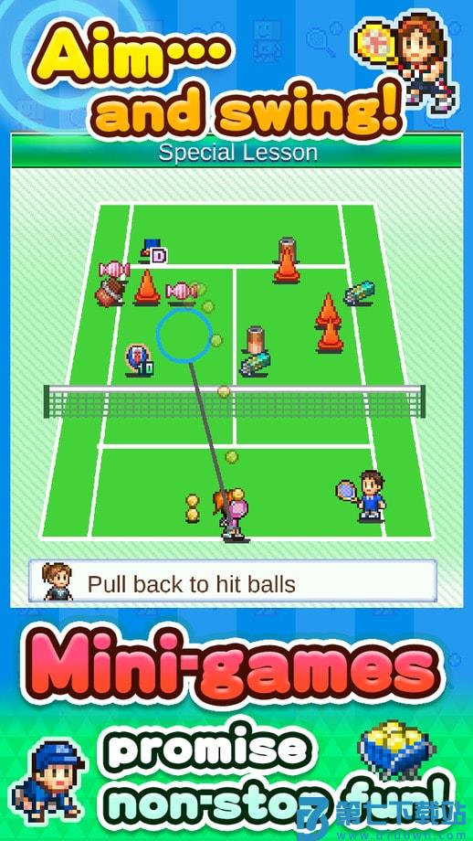 网球俱乐部物语无限训练 v2.1.3 安卓无限点数版 2