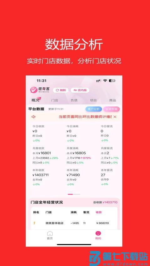 微美客美店管理系统手机版v2.5.9 1