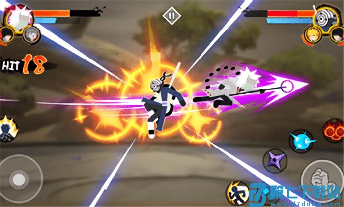 火柴人忍者3v3竞技场游戏(stickman ninja 3v3) v7.2 安卓版 0