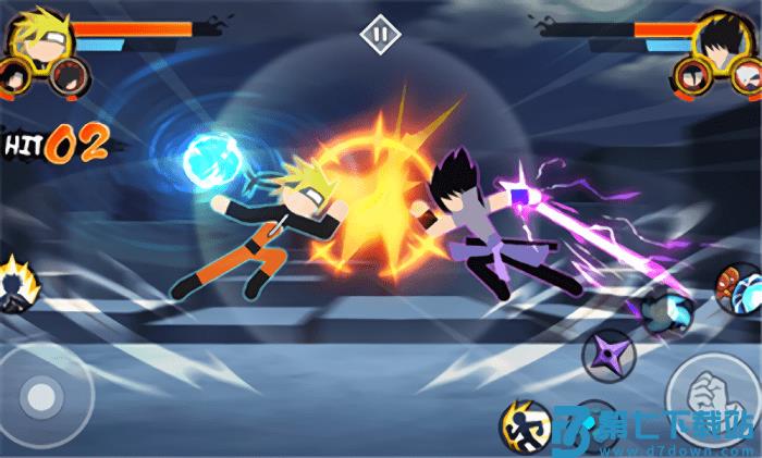 火柴人忍者3v3竞技场游戏(stickman ninja 3v3) v7.2 安卓版 1