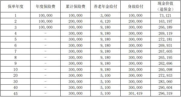 大家福享养老年金保险