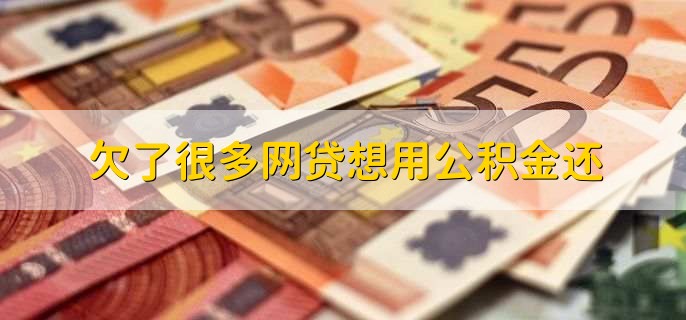 欠了很多网贷想用公积金还，这是违法行为