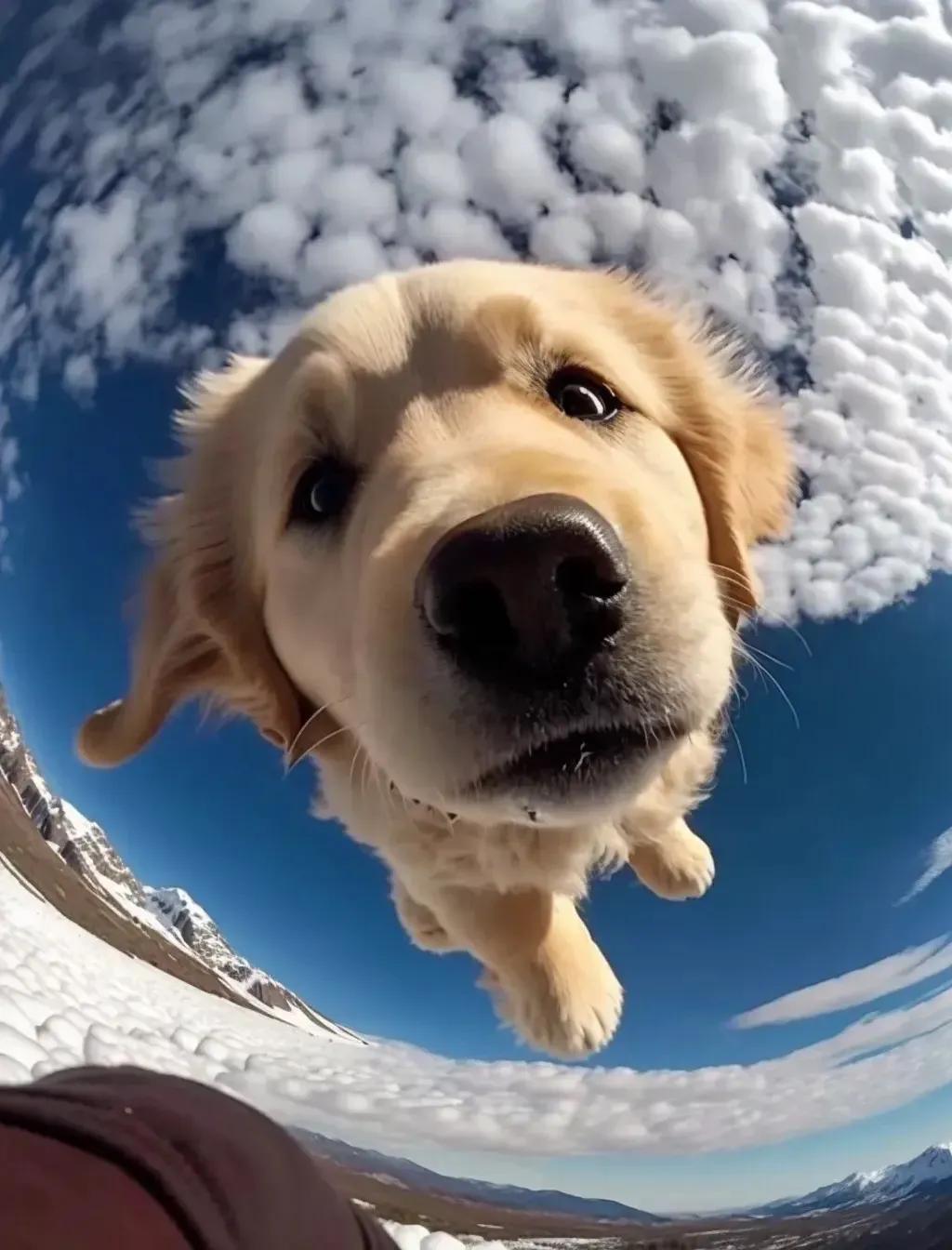 金毛幼犬图片大全大图（白色金毛犬图片）