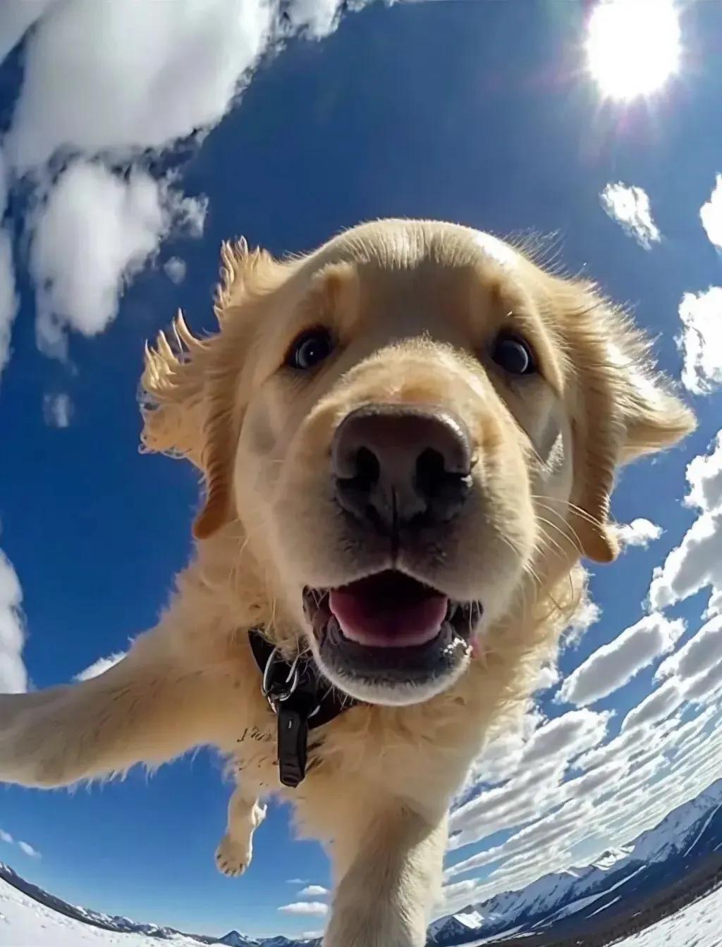 金毛幼犬图片大全大图（白色金毛犬图片）