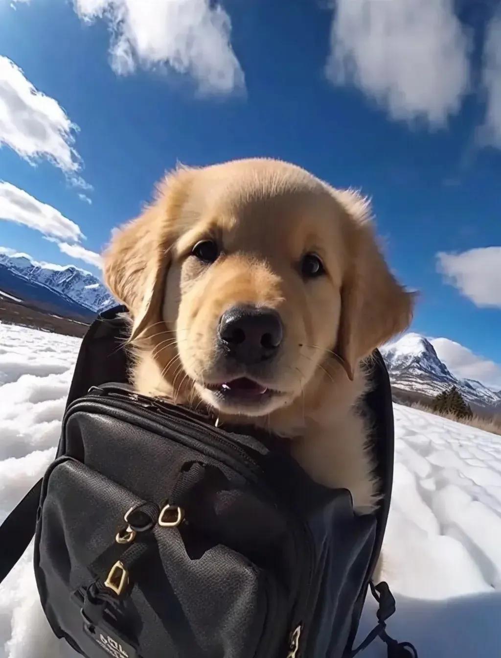 金毛幼犬图片大全大图（白色金毛犬图片）