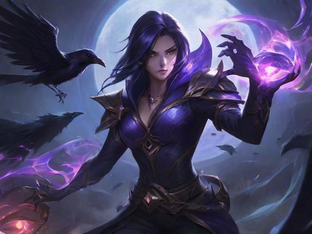 手游乌鸦:唯一能以少打多的新英雄,主Q输出+W回血+E控场,团战毒瘤!