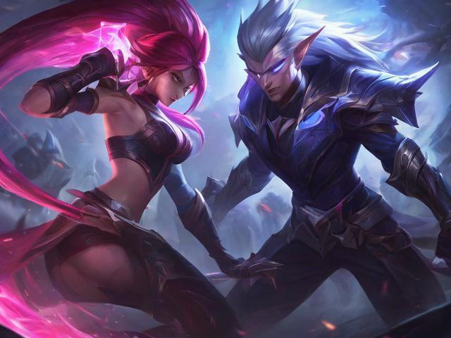 英雄联盟手游:杰斯与卢锡安的极限对决