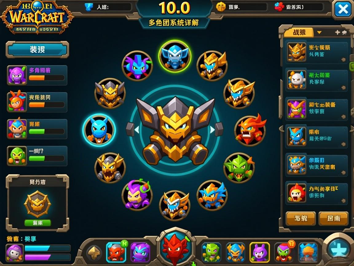 魔兽10.0战团系统详解：多角色装备共享指南