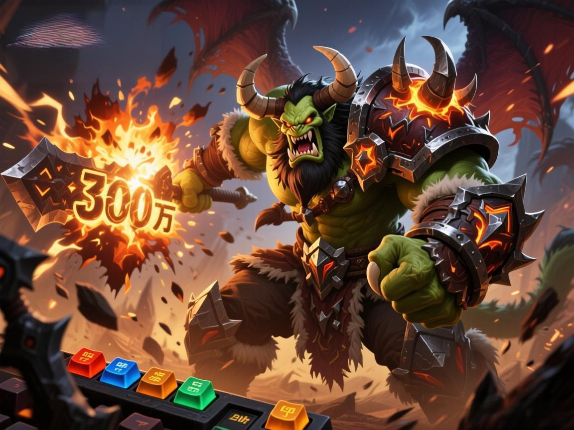 魔兽世界狂暴战4键爆伤300万保姆教程