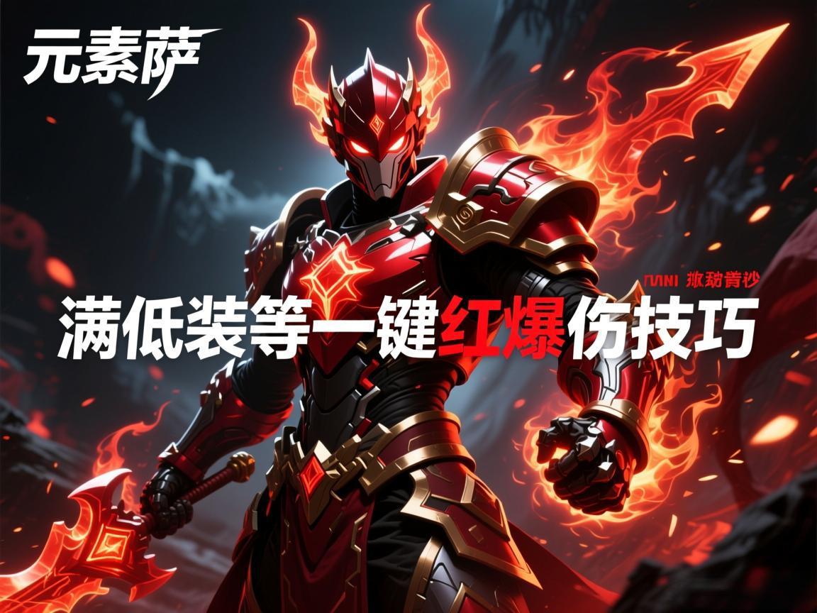 《元素萨满低装等一键红爆伤技巧》