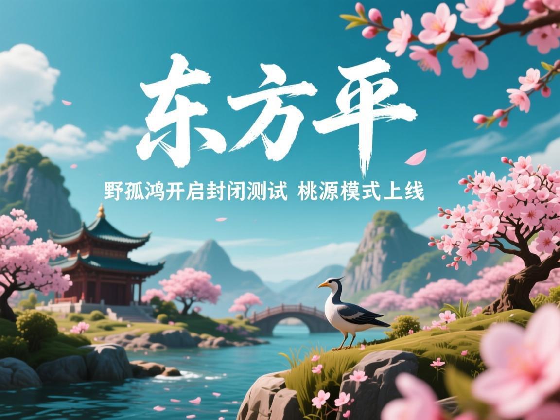 《东方平野孤鸿开启封闭测试 桃花源模式上线》