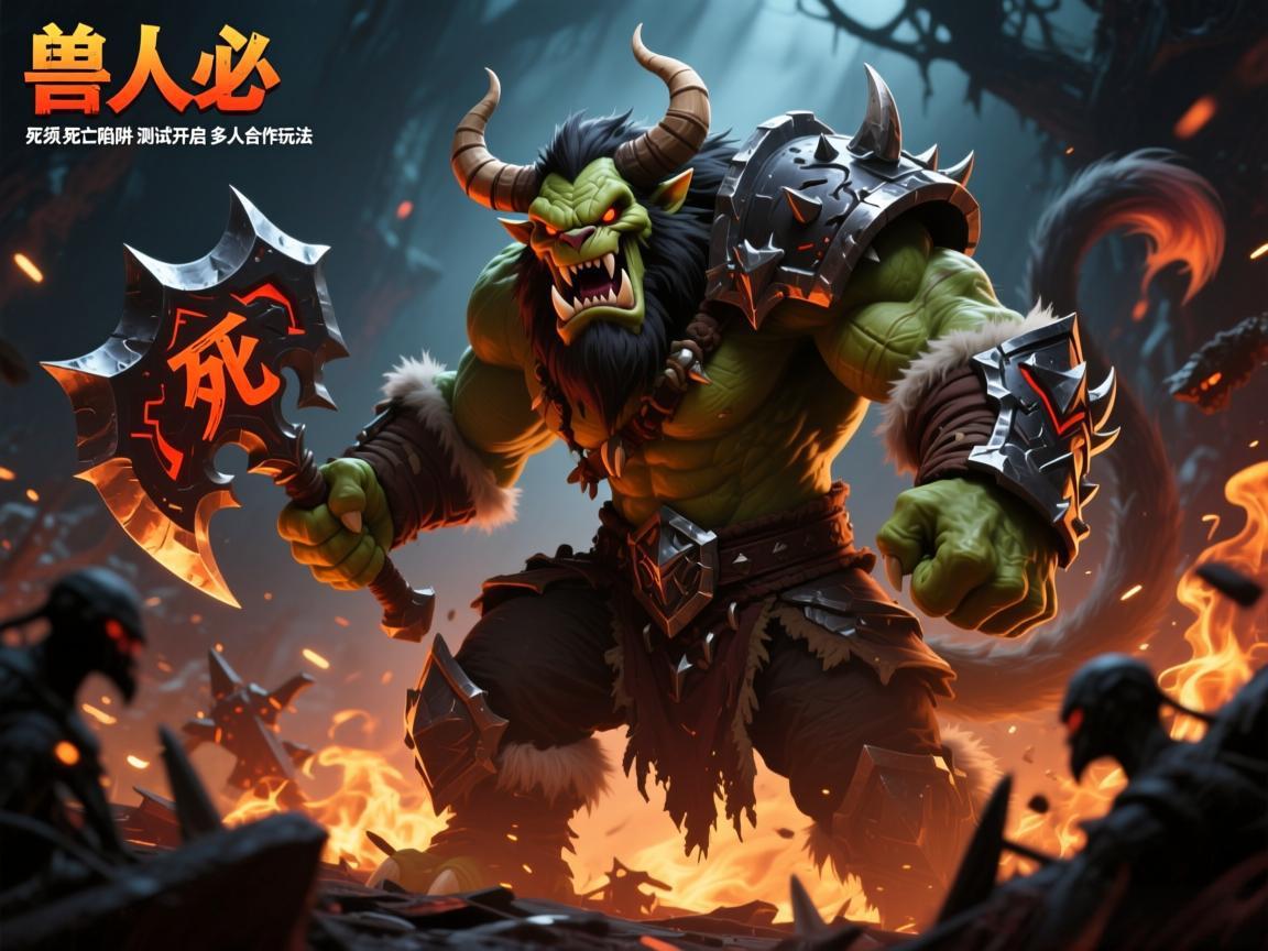 《兽人必须死：死亡陷阱 测试开启 多人合作玩法》
