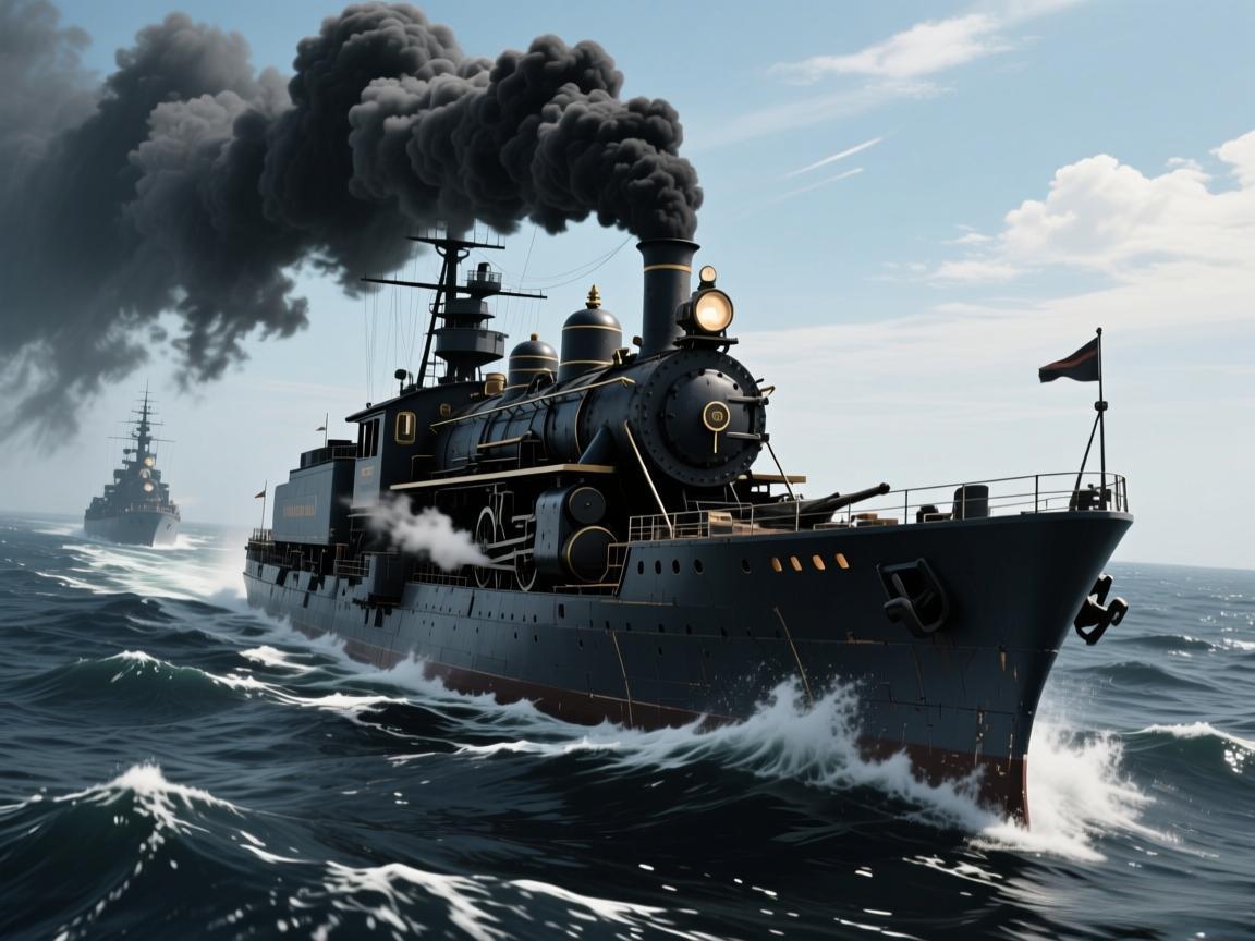 Steam喜加一！黑色尾流开放世界海战