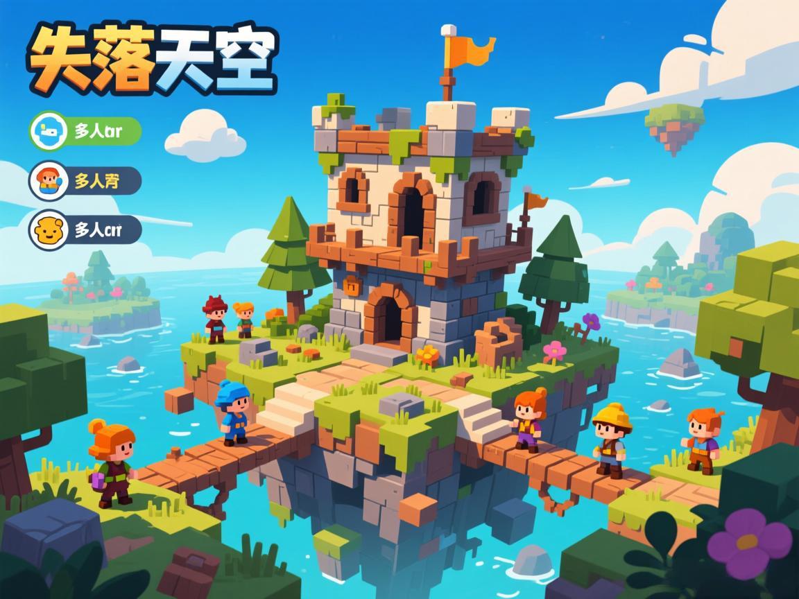 《失落天空》多人合作建造冒险