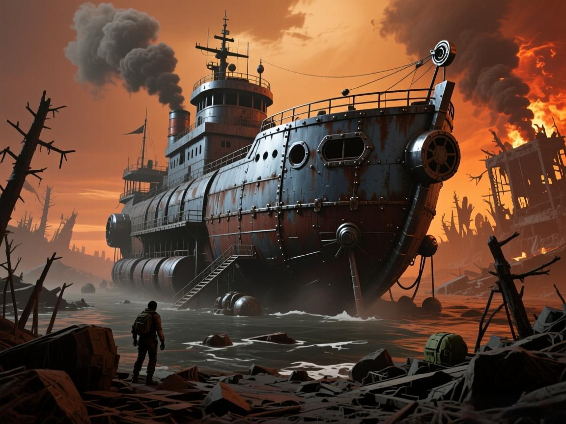 钢铁方舟:末日生存沙盒4人合作