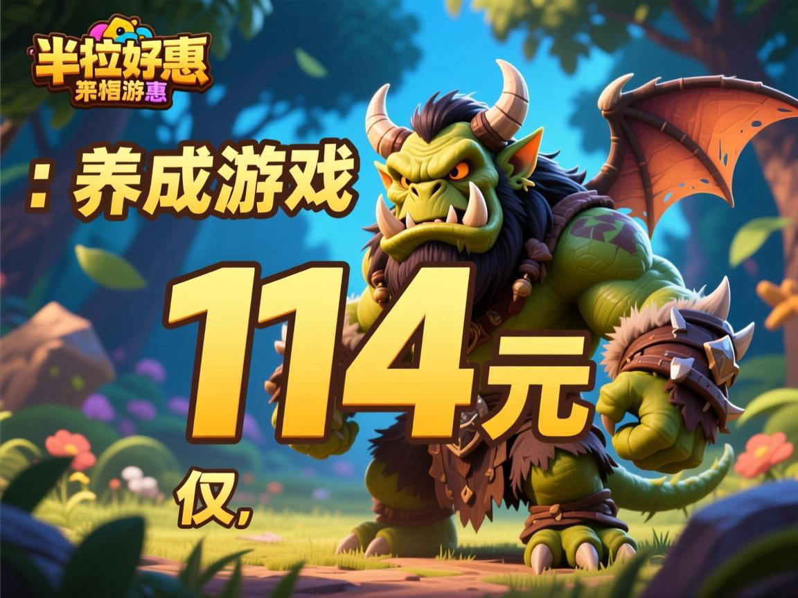 周末特惠：半兽人养成游戏仅14元