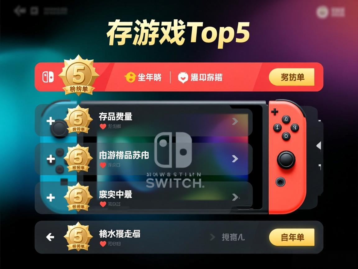 Switch生存游戏Top5榜单