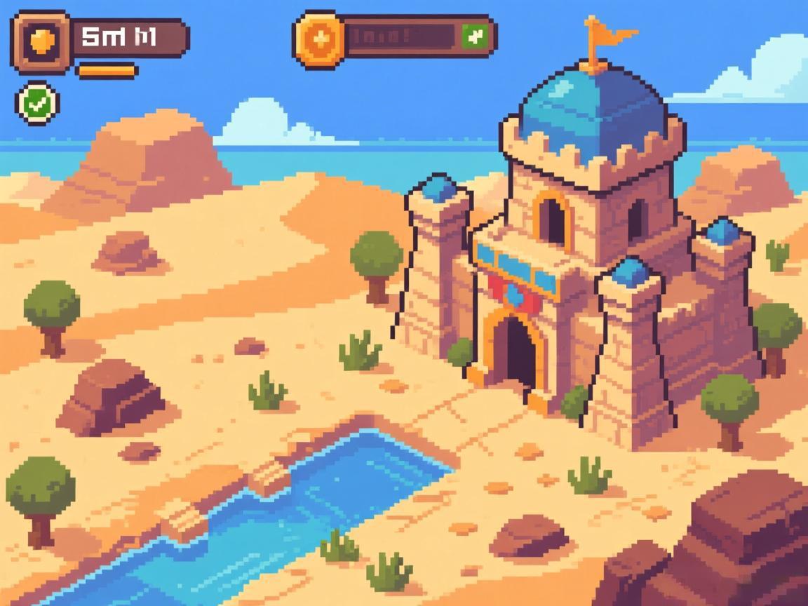 沙漠王国2：简约像素策略游戏