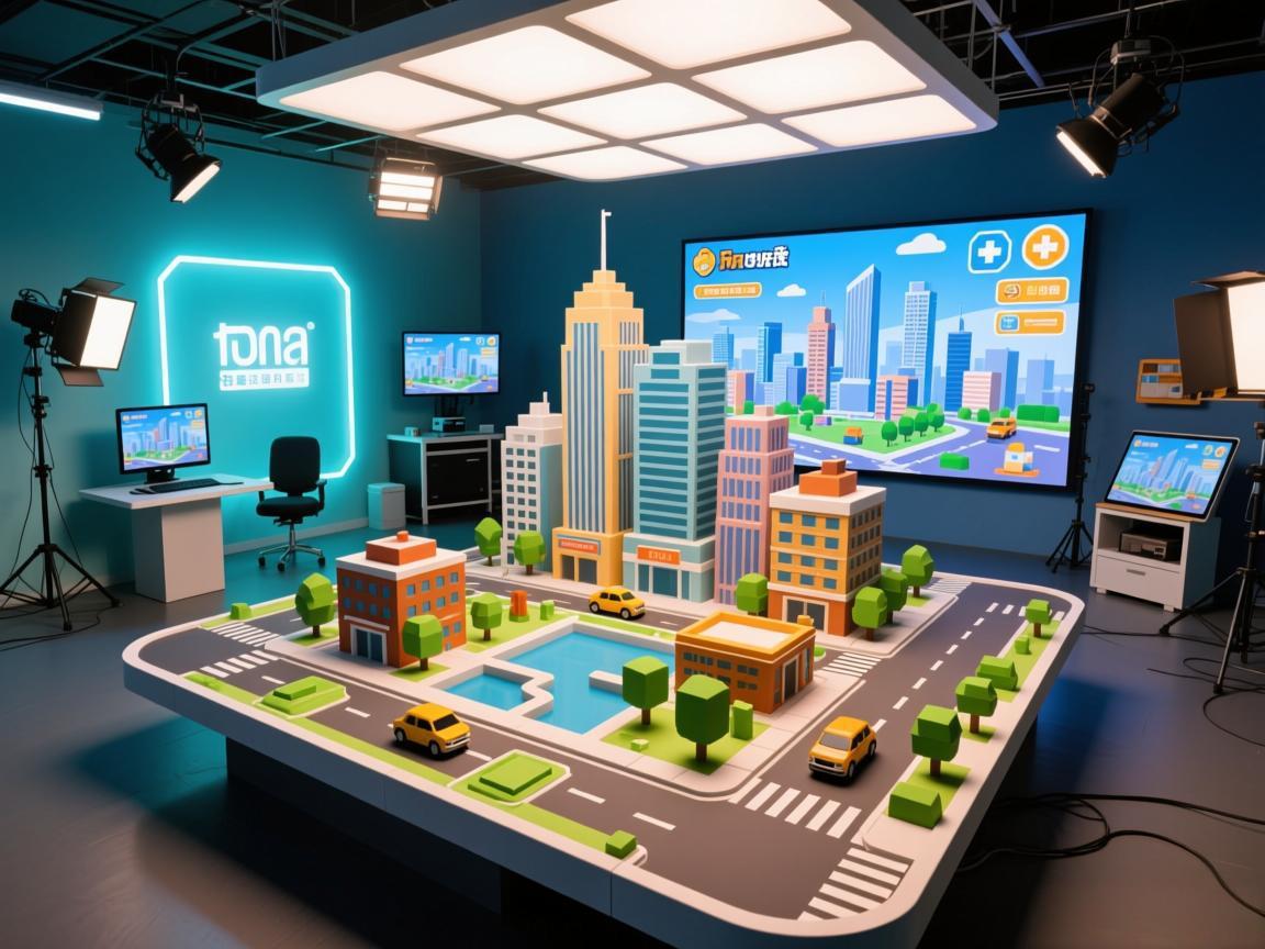 城市游戏工作室模拟经营体验