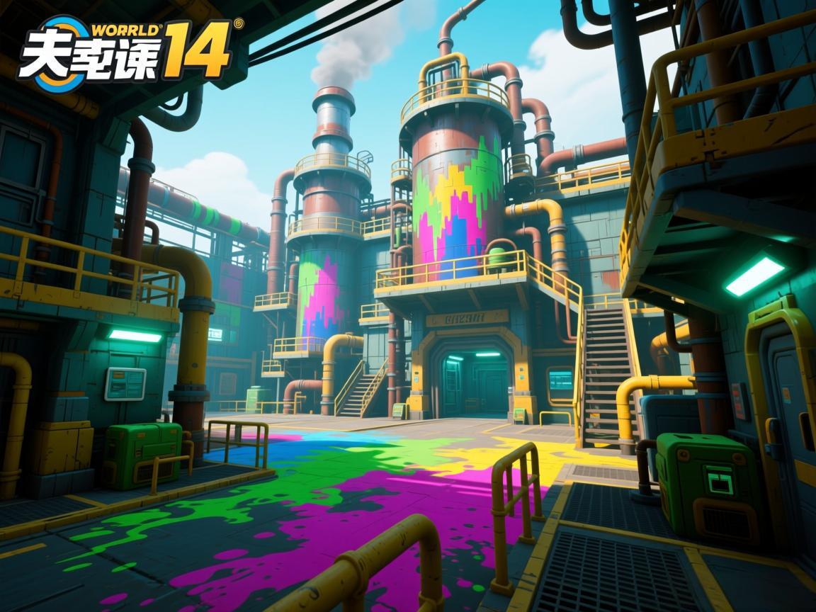 新世界14级塑料染化工厂探索