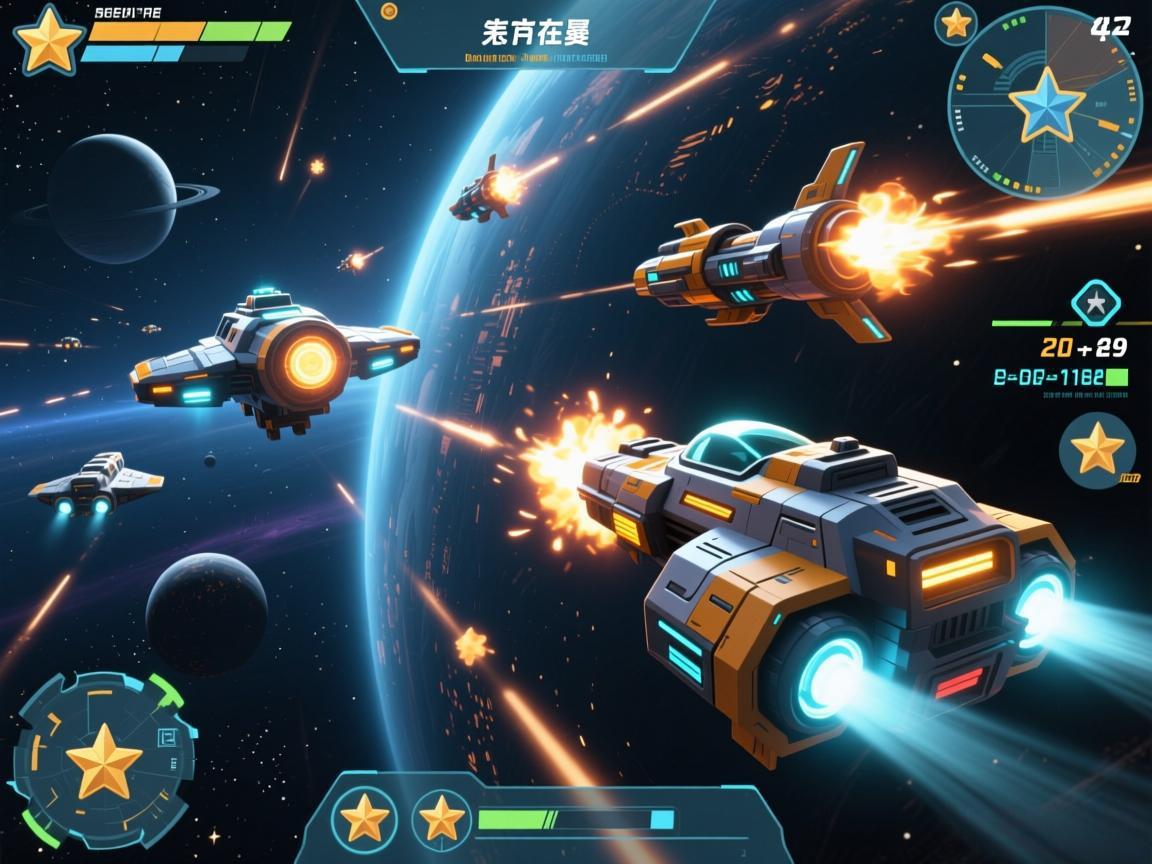 无主星：多人宇宙飞船射击合作游戏