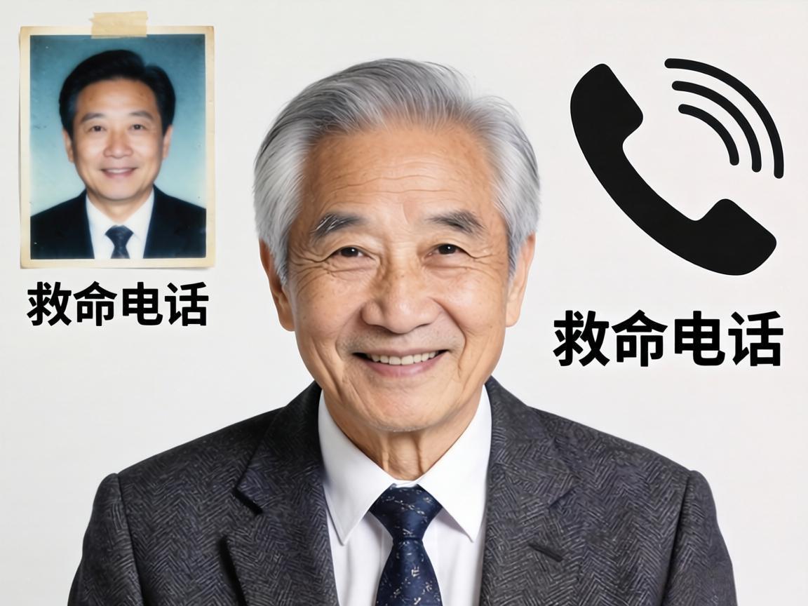 父亲遗照背后的救命电话