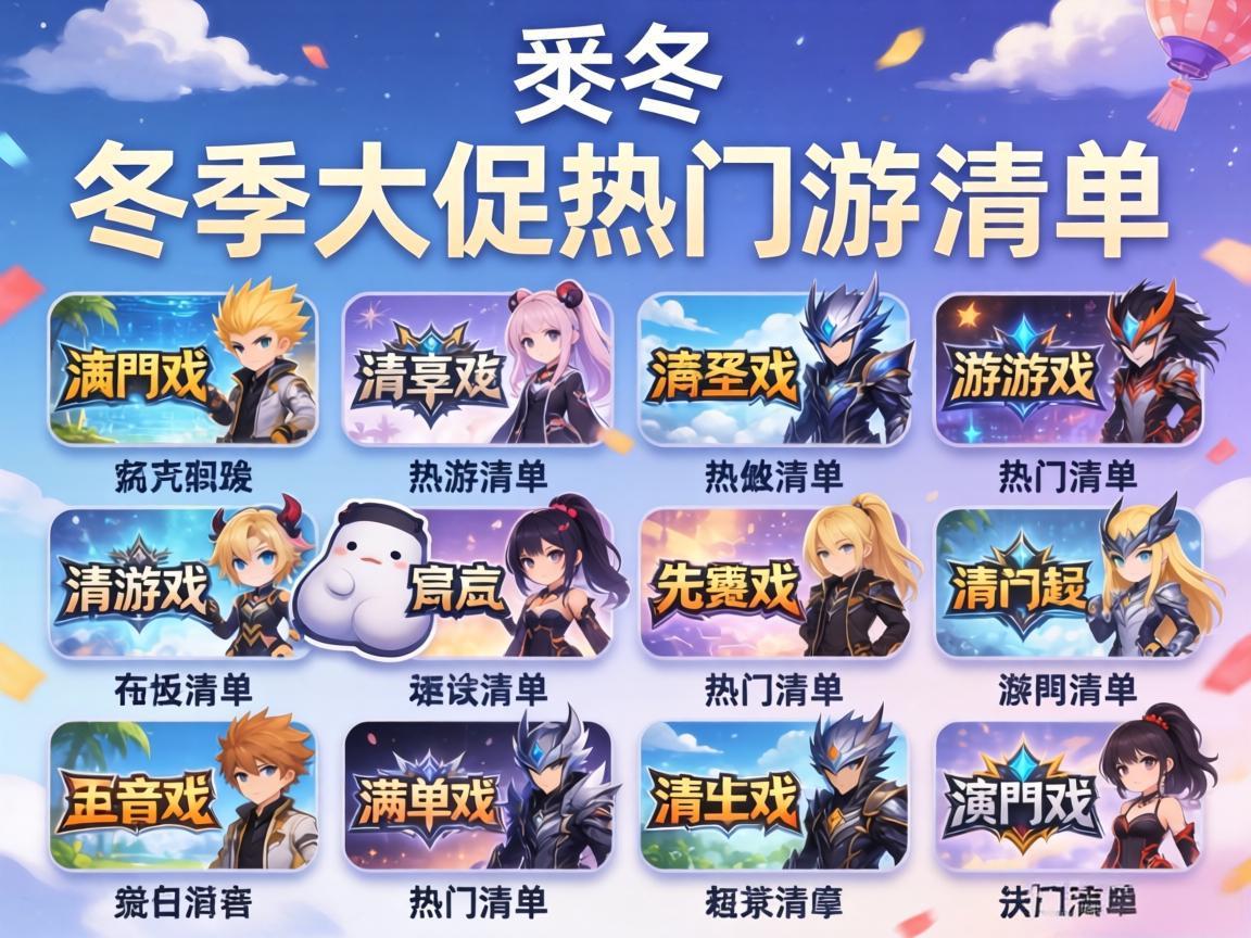 Steam冬季大促热门游戏清单