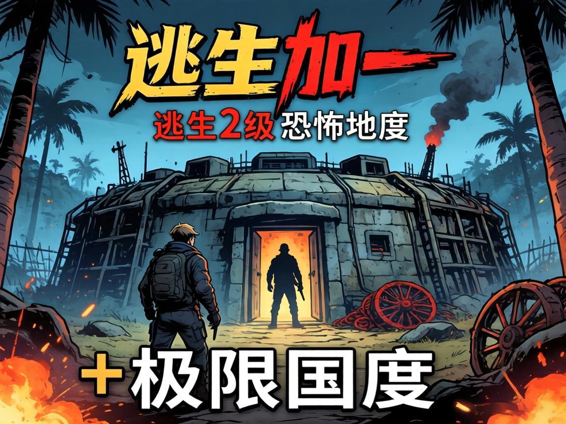 喜加一：逃生2级恐怖地堡+极限国度