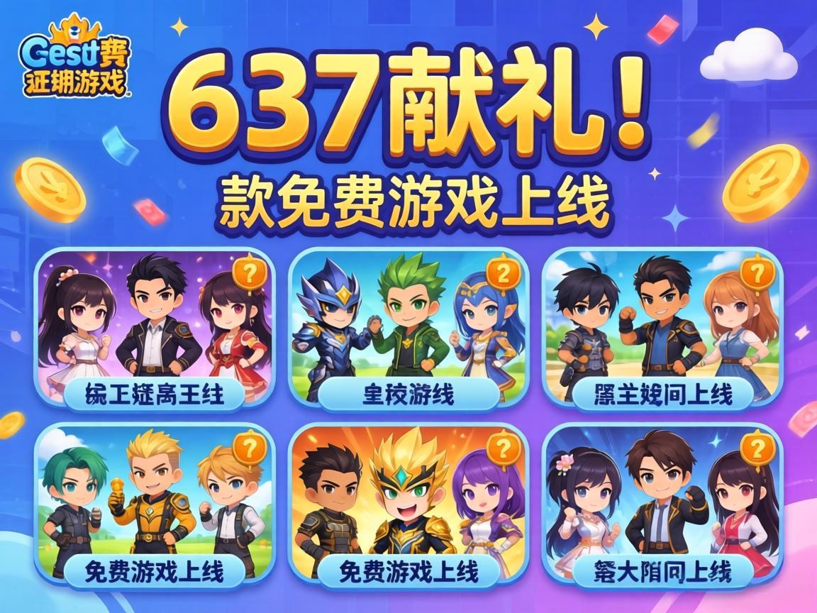 637献礼：6款免费游戏上线