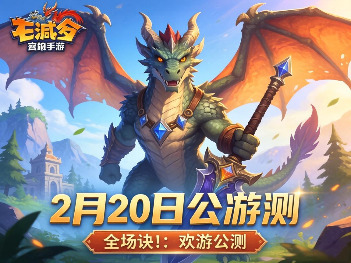 龙之谷手游2月20日公测