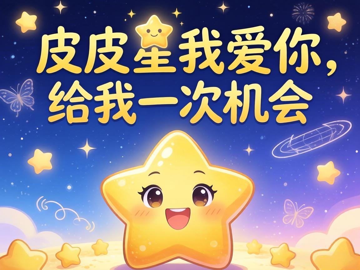 皮皮星我爱你，给我一次机会
