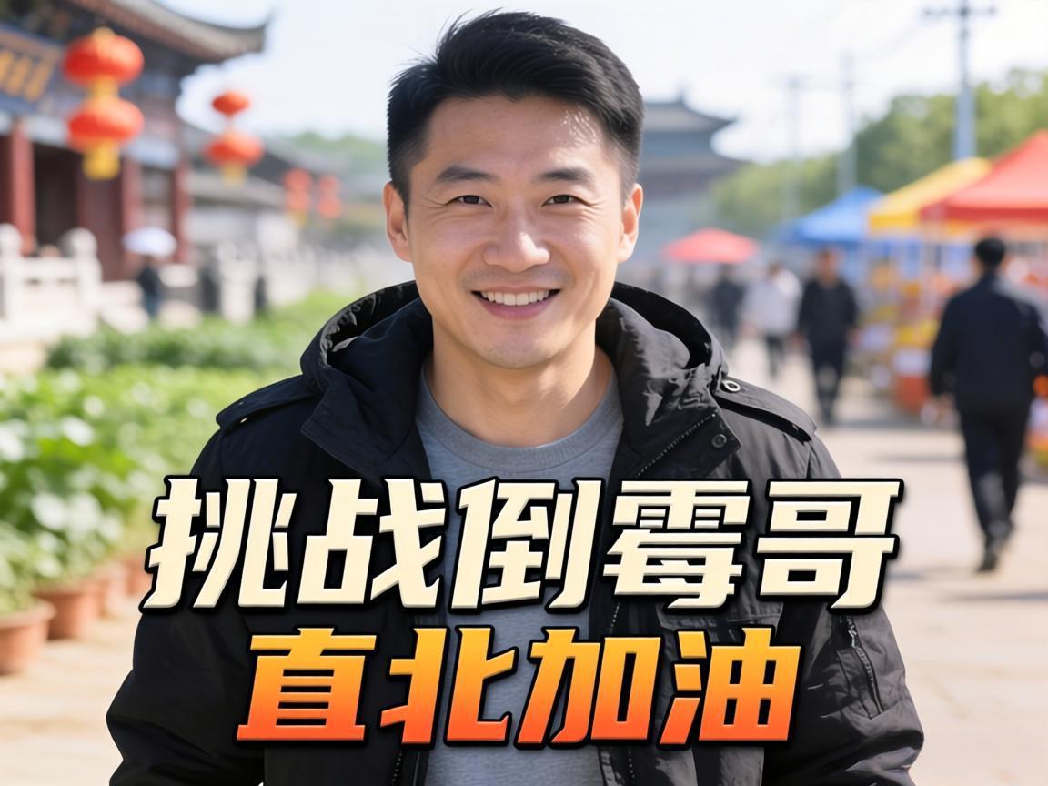 全网挑战倒霉哥直北加油