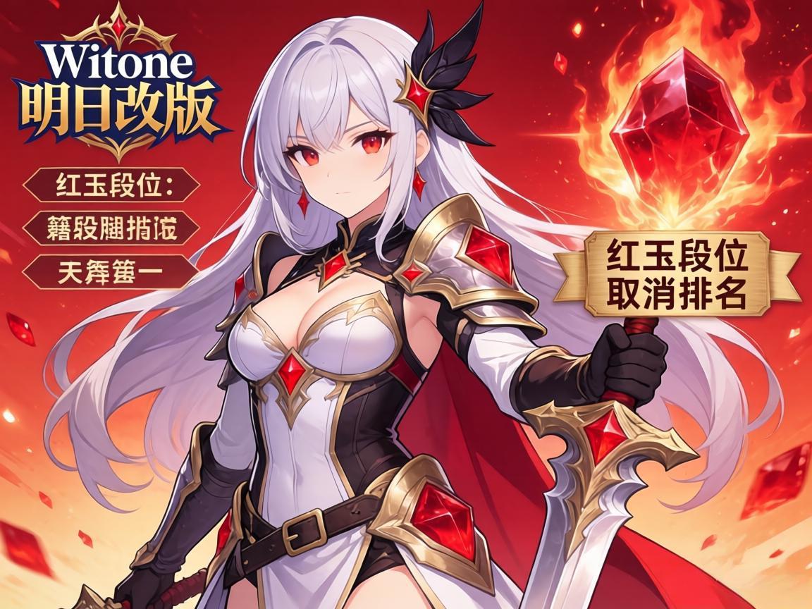 瓦尔基里明日改版：红玉段位取消排名