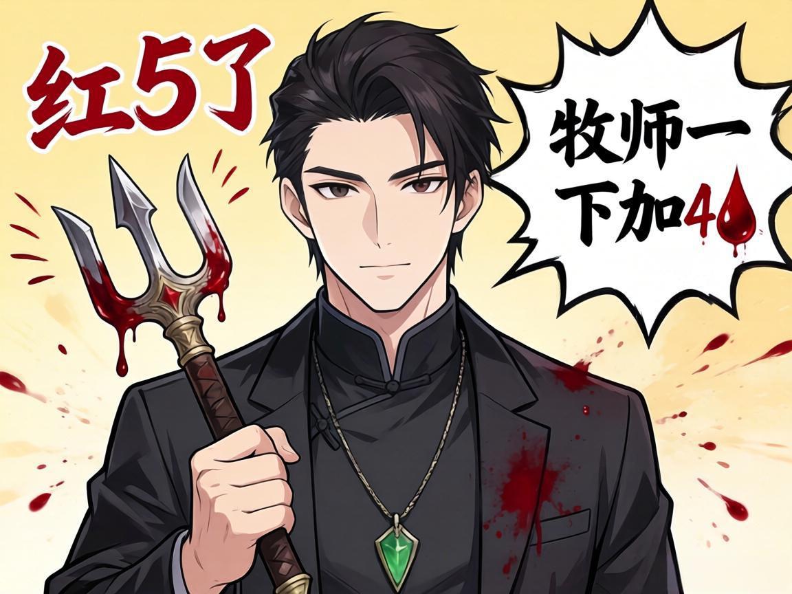 终于出红5了！牧师一下加4滴血