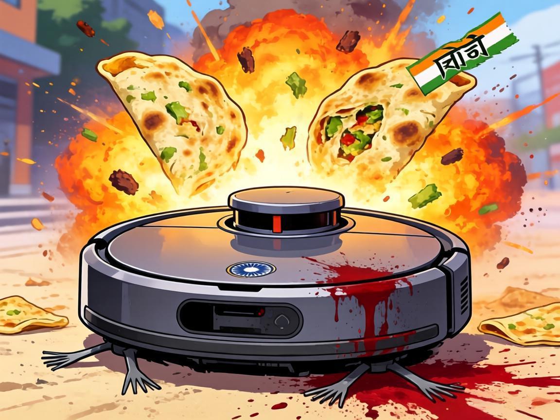 爆炸印度飞饼满血扫地机器人