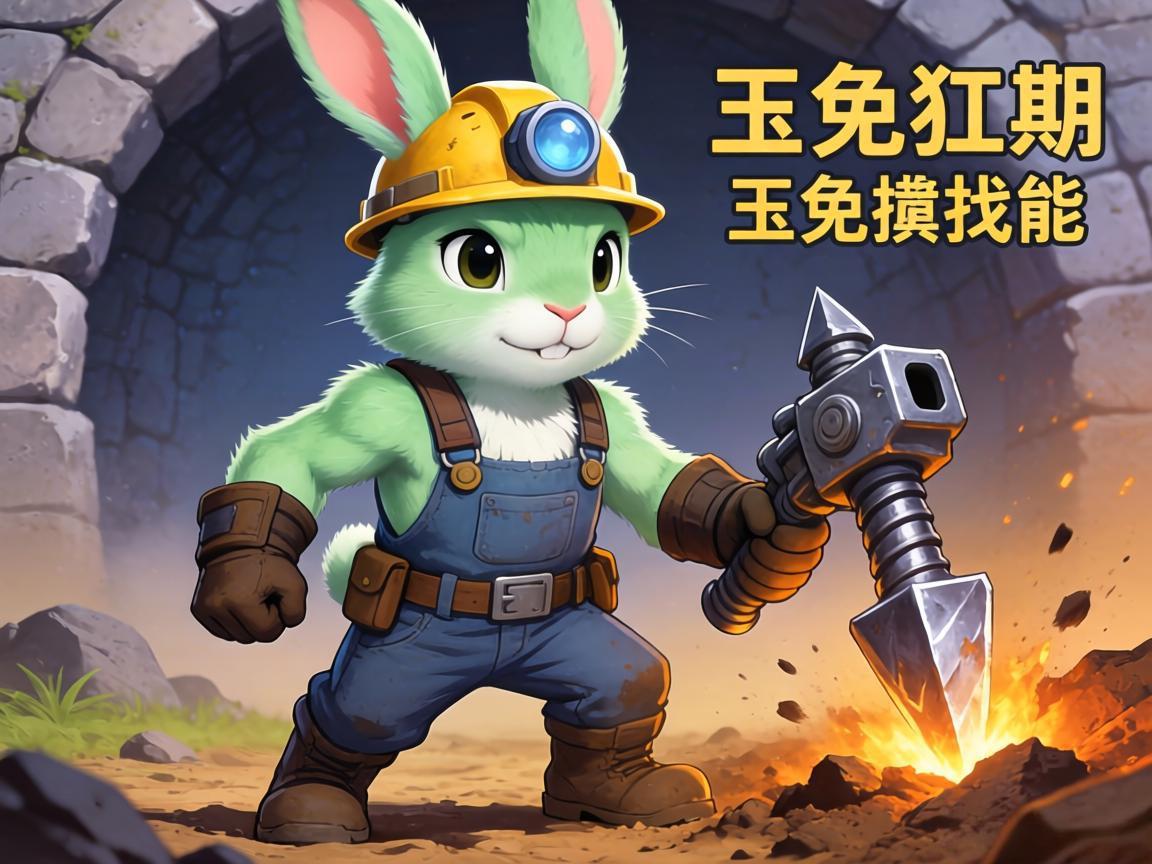 矿工角色介绍：玉兔皮肤与钻地技能