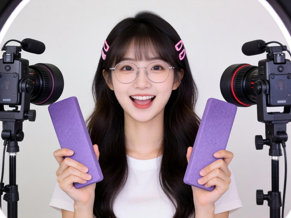 紫色磨刀石直播间整活