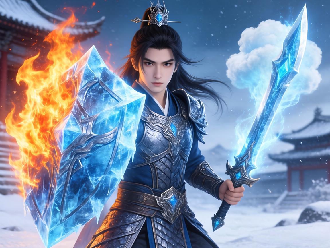 古代元素冰火盾+气中手刀无敌